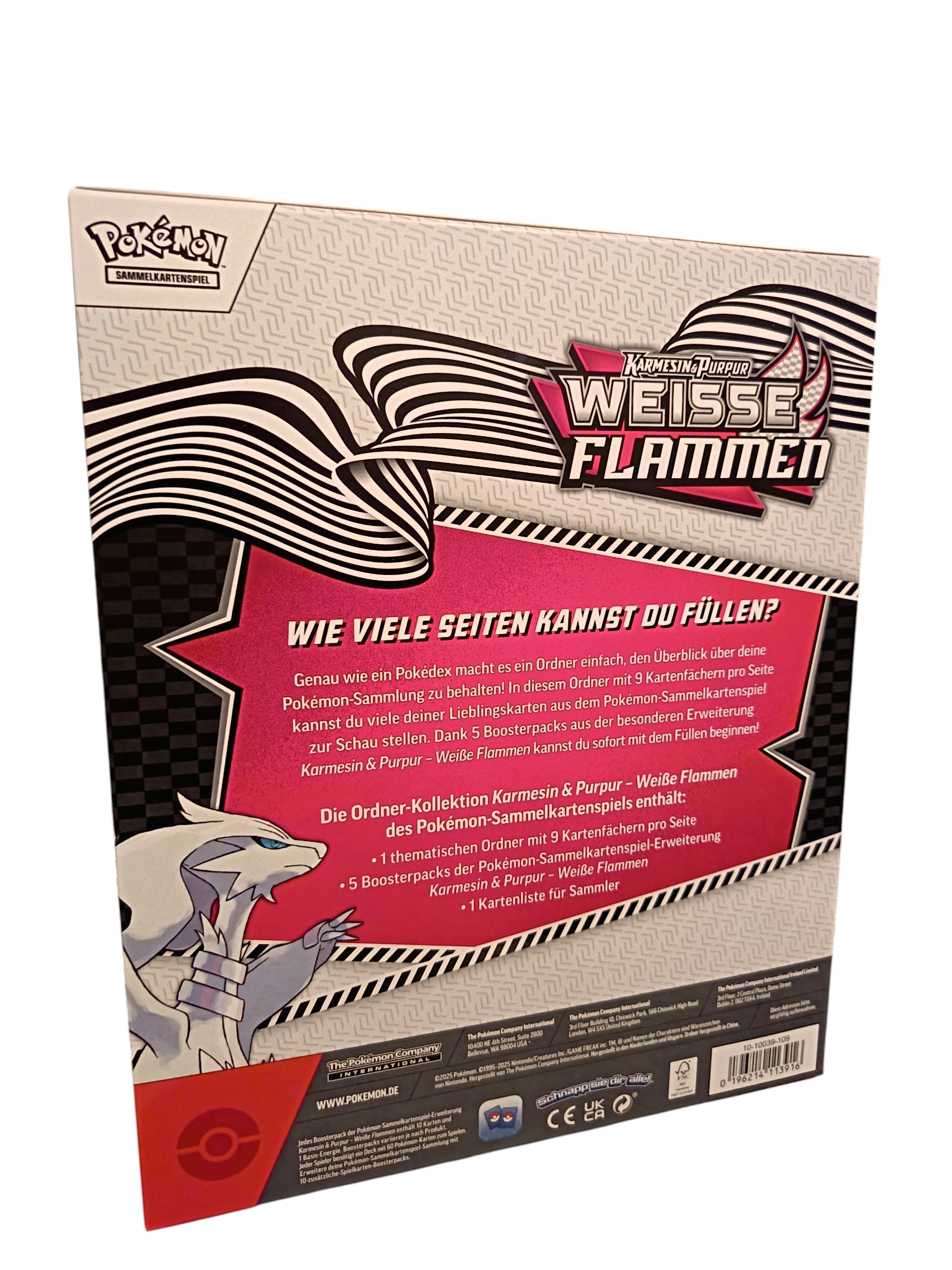 Pokemon Karmesin&Purpur "Weisse Flammen" Binder Collection
