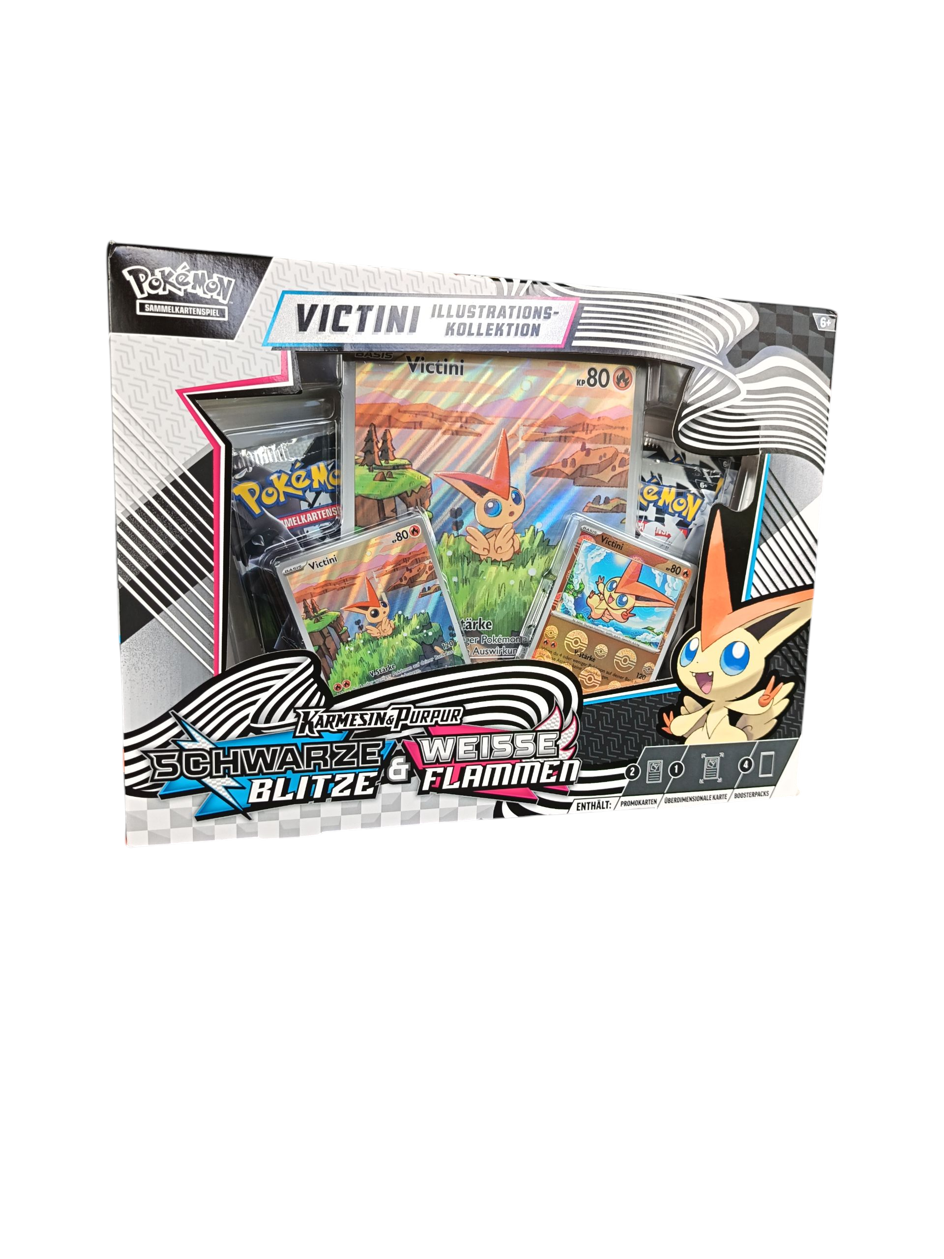 Pokemon Schwarze Blitze&Weisse Flammen "Victini"Ilustration Collection