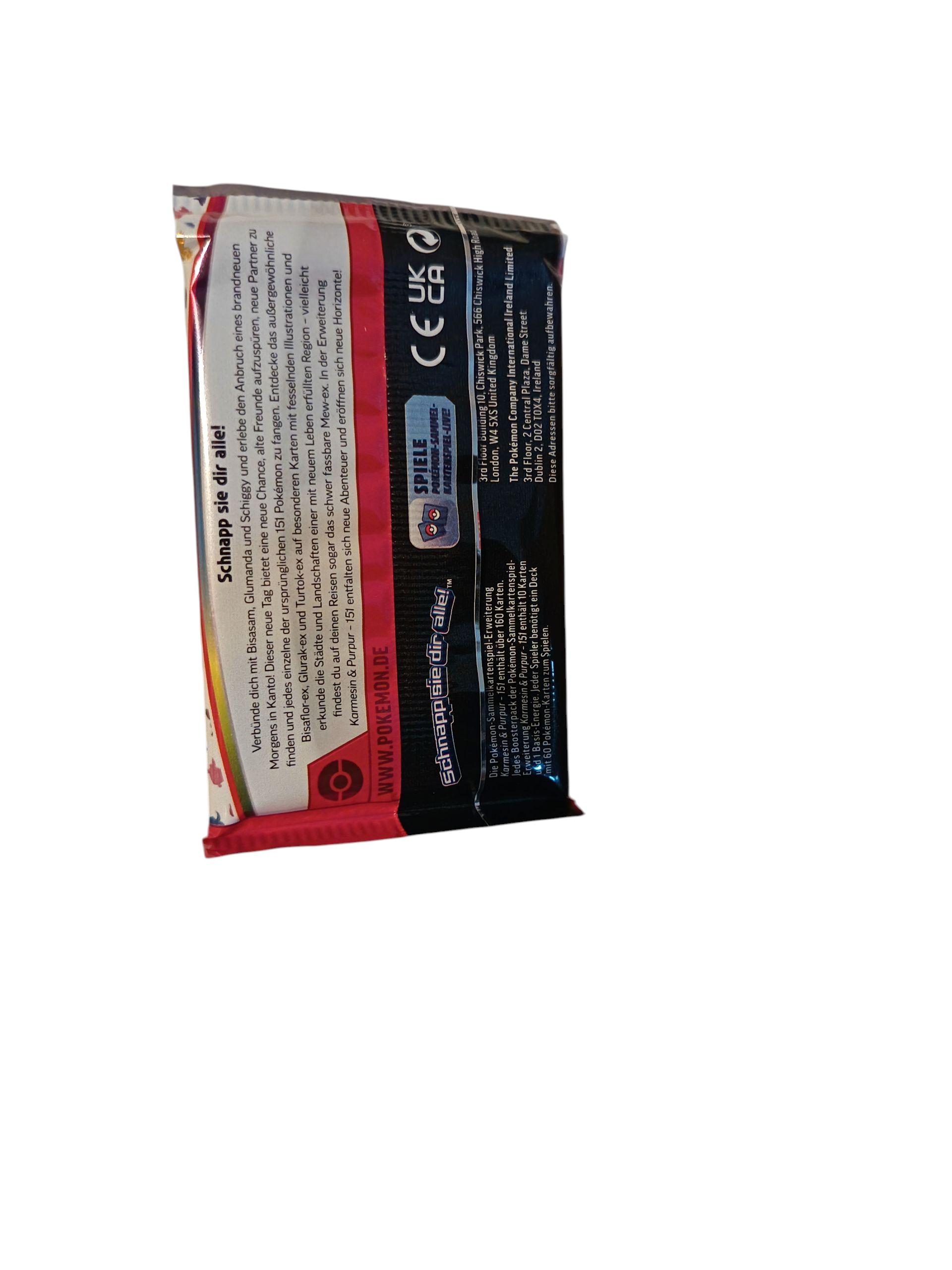Pokemon Boosterpack Karmesin&Purpur 151
