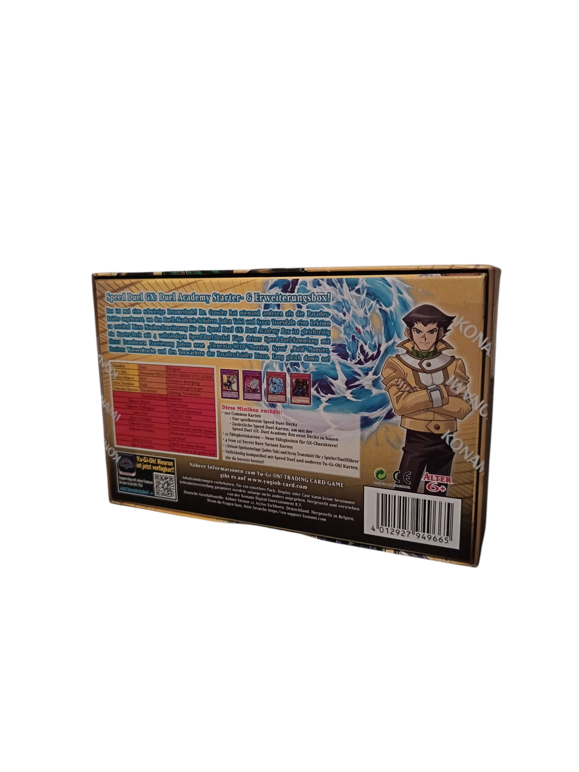 YU-GI-OH Speed Duel GX "Midterm Paradox" Box