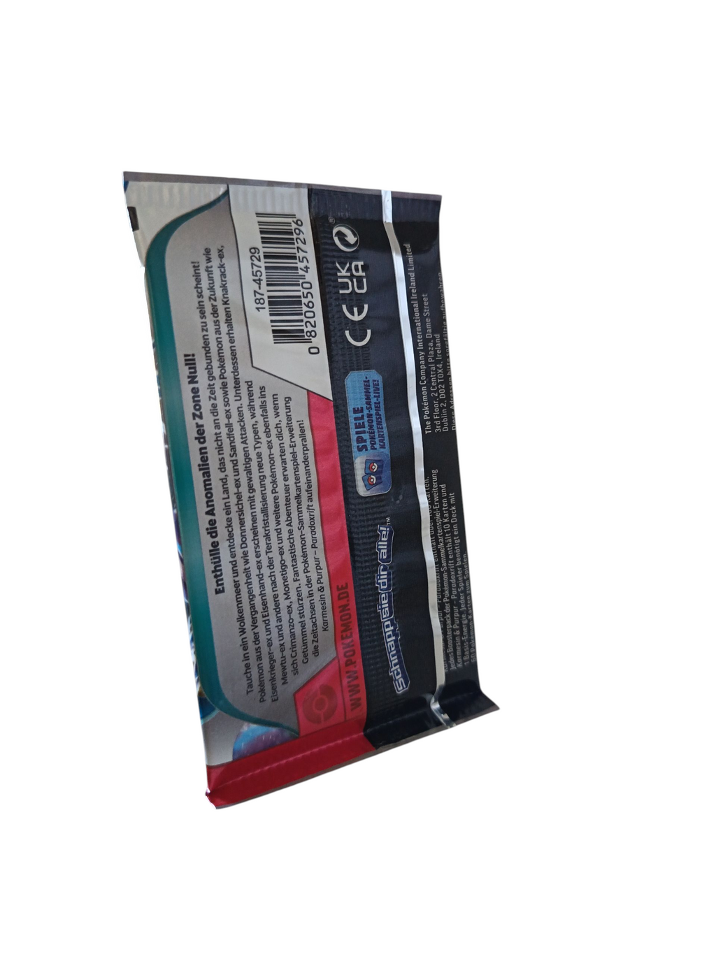Pokemon Boosterpack Karmesin&Purpur "Paradoxrift"
