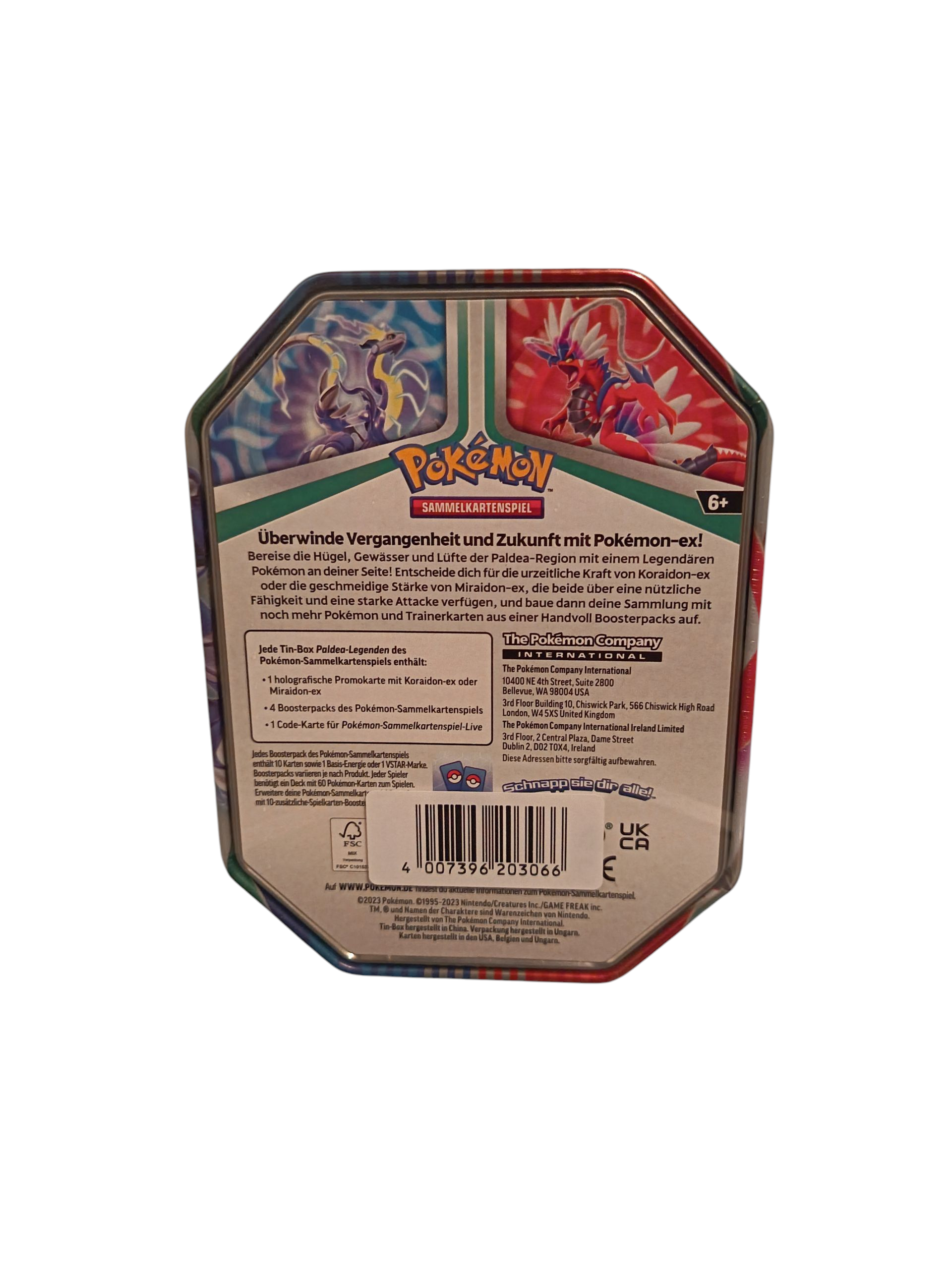 Pokemon "EX" Tin Boxen versch. Varianten DE