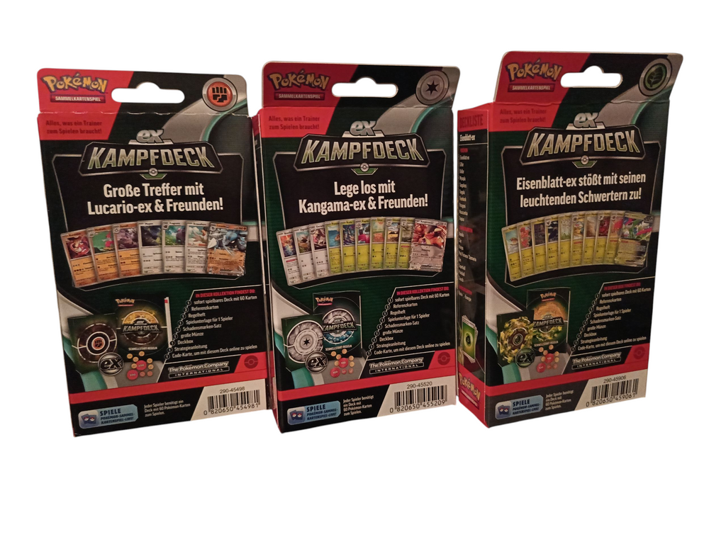 Pokemon EX "Kampfdeck" versch. Varianten