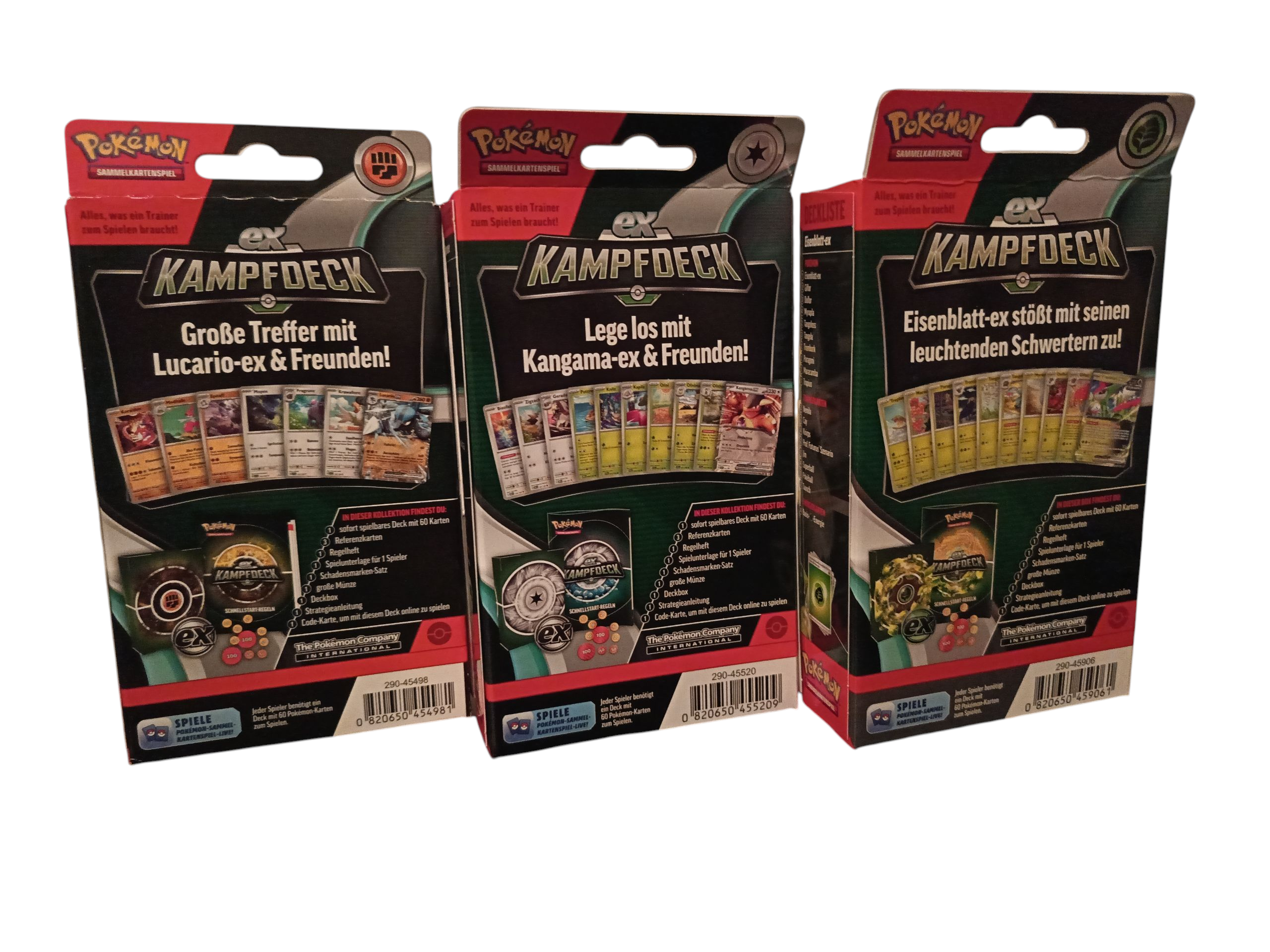 Pokemon EX "Kampfdeck" versch. Varianten