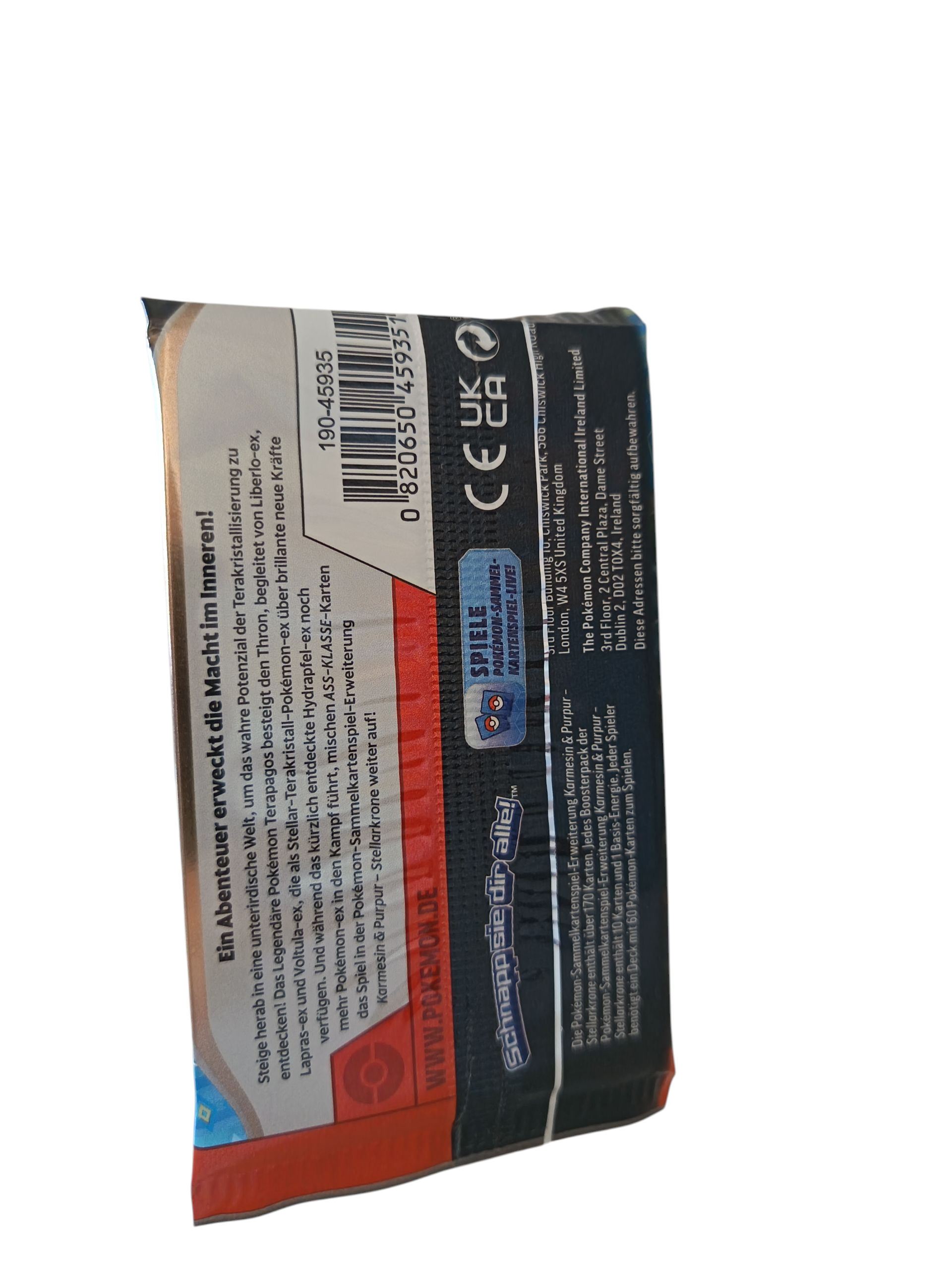 Pokemon Boosterpack Karmesin&Purpur "Stellarkrone"
