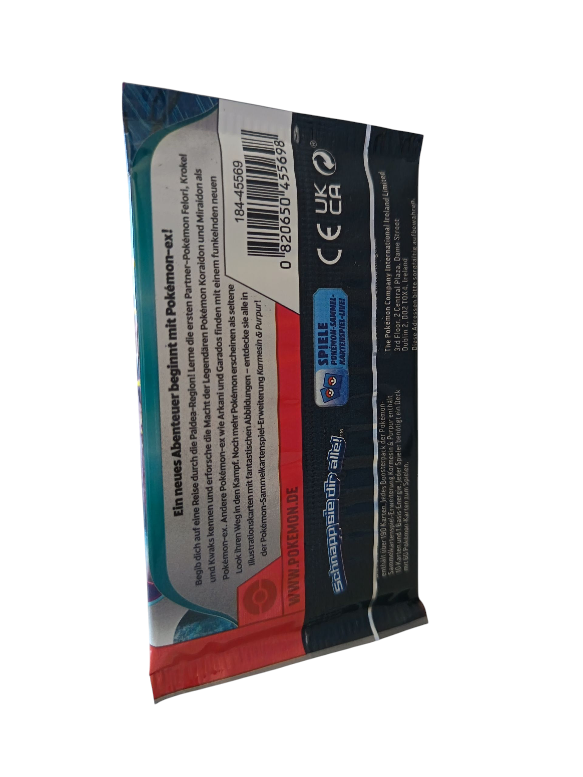 Pokemon Boosterpack  "Karmesin&Purpur"