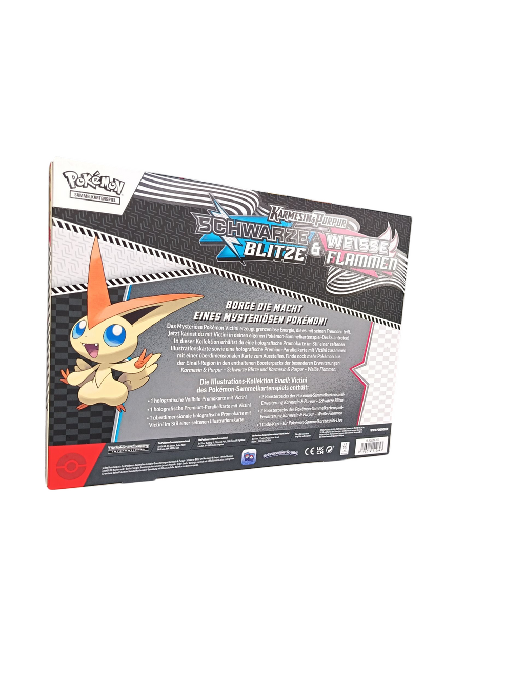 Pokemon Schwarze Blitze&Weisse Flammen "Victini"Ilustration Collection