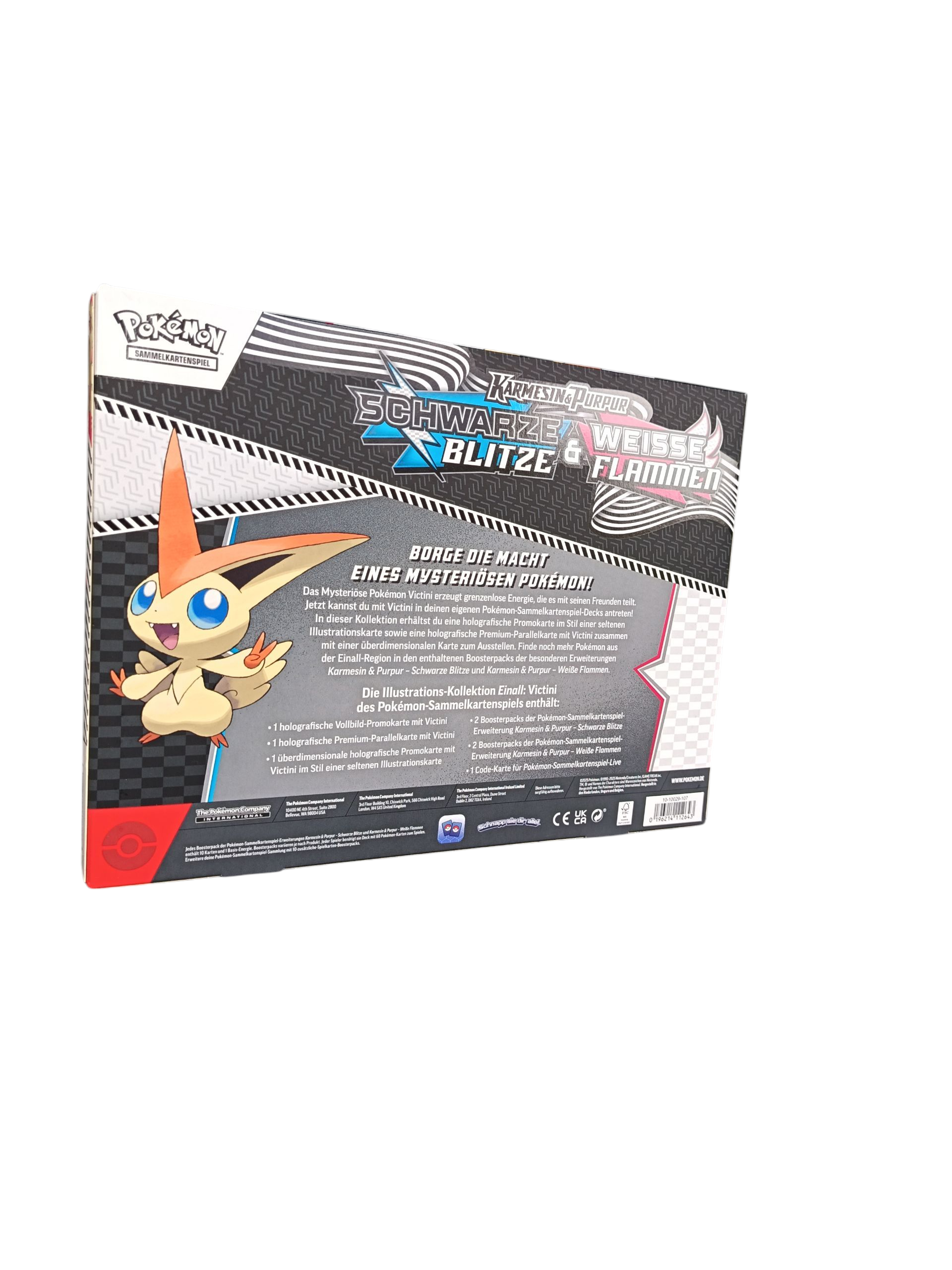 Pokemon Schwarze Blitze&Weisse Flammen "Victini"Ilustration Collection